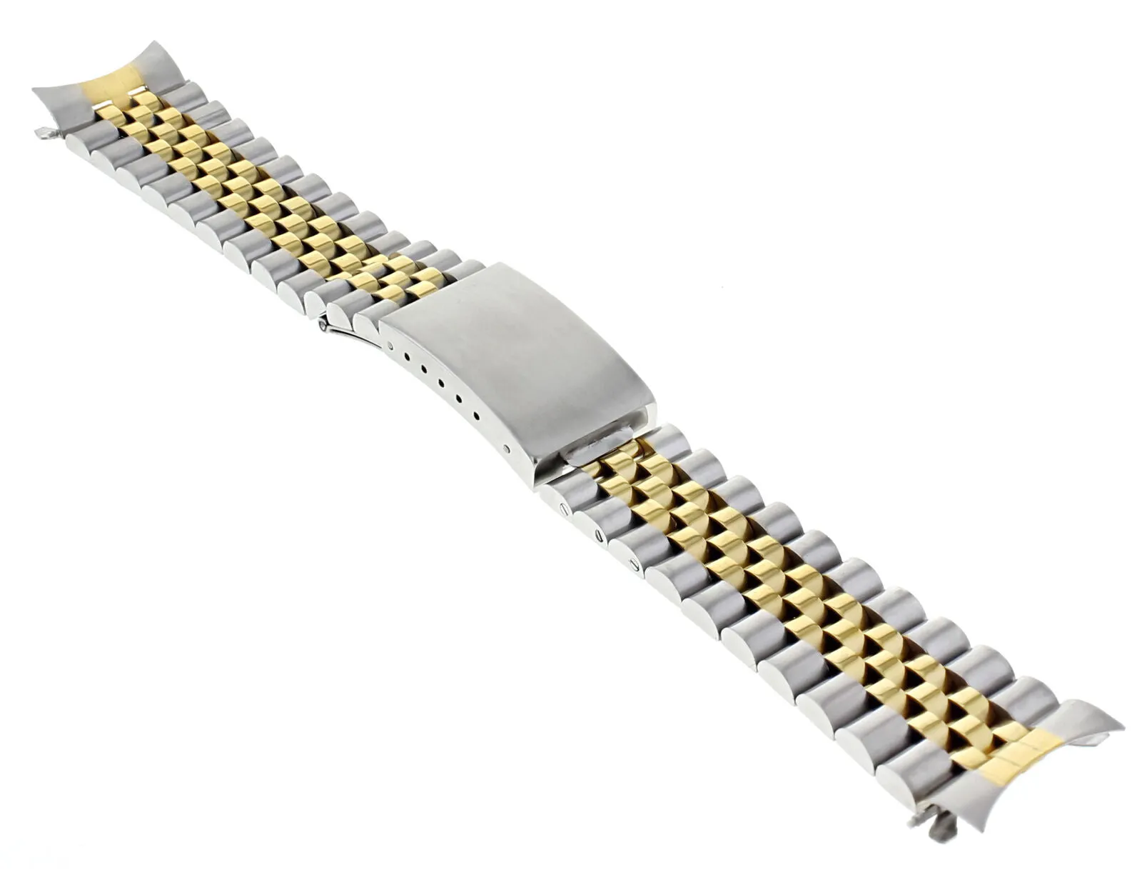 19MM JUBILEE WATCH REPLACEMENT BAND BRACELET FOR ROLEX TUDOR PRINCE TWO TONE