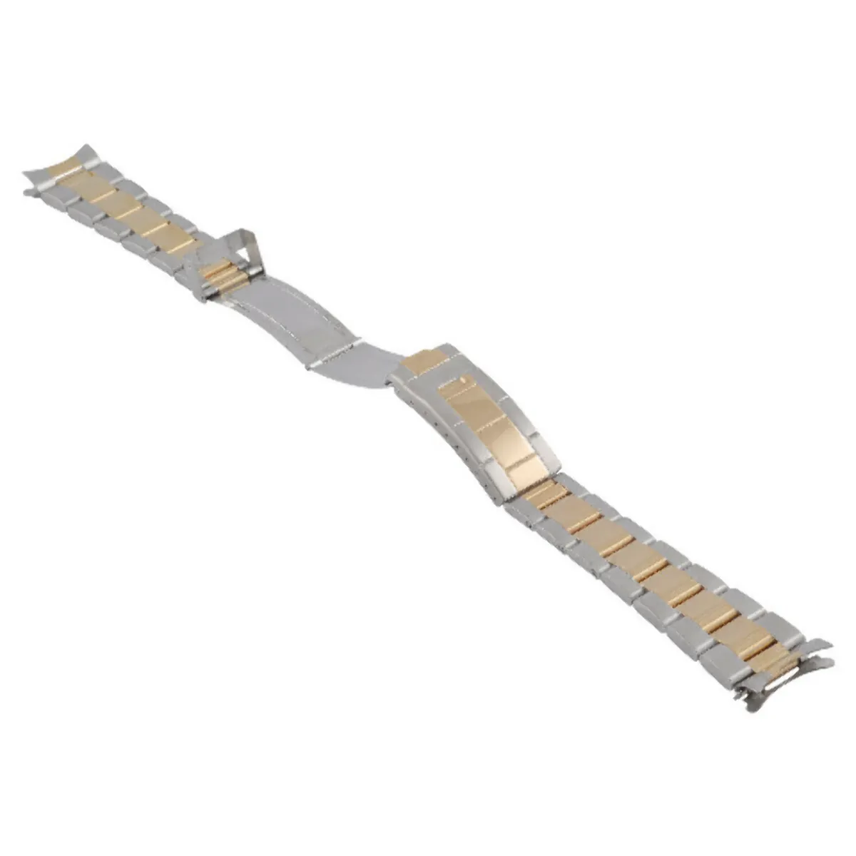 20MM OYSTER WATCH BAND FOR ROLEX GMT , GMT II MASTER TWO TONE  FLIP LOCK  CLASP