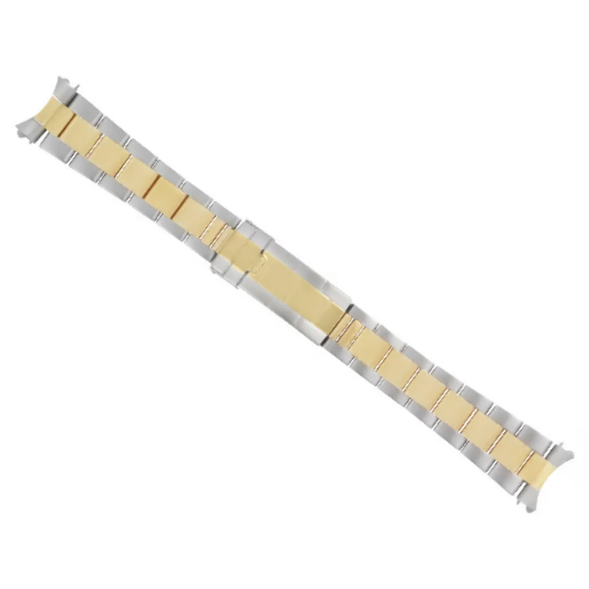 20MM OYSTER WATCH BAND FOR ROLEX GMT , GMT II MASTER TWO TONE  FLIP LOCK  CLASP
