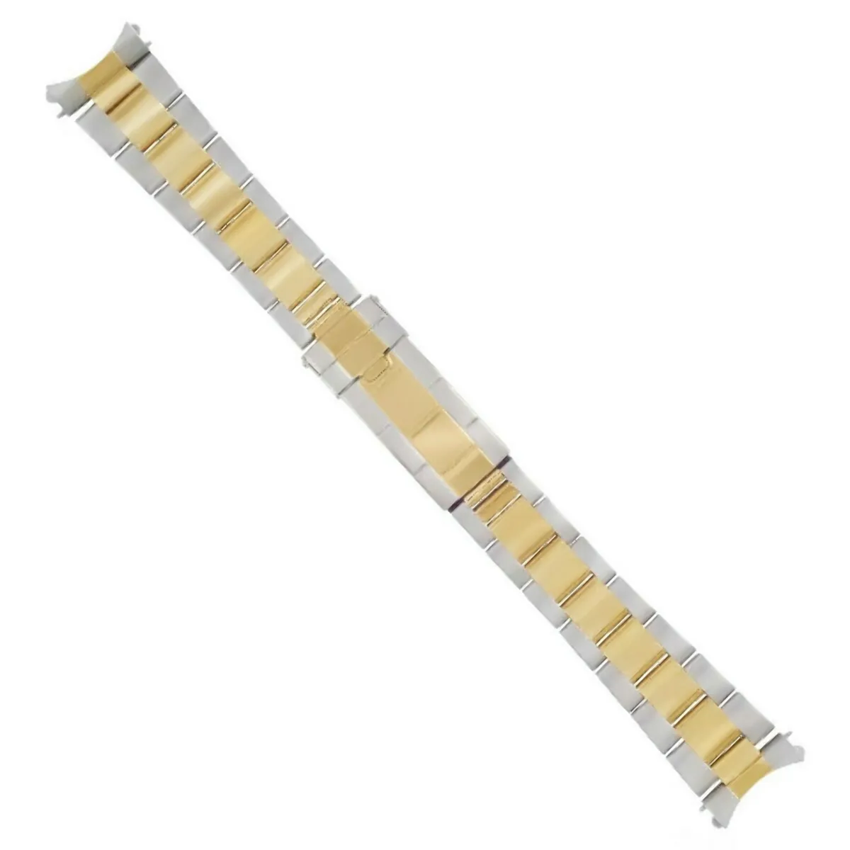 20MM OYSTER WATCH BAND FOR ROLEX GMT , GMT II MASTER TWO TONE  FLIP LOCK  CLASP