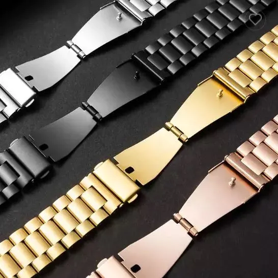 20MM ROLEX STYLE STAINLESS STEEL CHAIN STRAPS FOR REALME WATCH TECHLFE DIZO WATCH 2 AND 2 SPORTS.