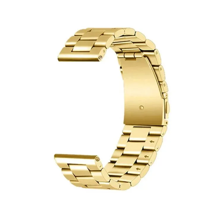 22MM ROLEX STYLE STAINLESS STEEL CHAIN STRAPS FOR AMAZFIT WATCH GTR 3 PRO, GTR 2, GTR 4, GTR 3 PRO, GTR 2 LITE, GTR, PACE