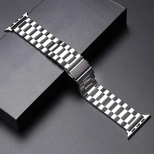 22MM ROLEX STYLE STAINLESS STEEL CHAIN STRAPS FOR AMAZFIT WATCH GTR 3 PRO, GTR 2, GTR 4, GTR 3 PRO, GTR 2 LITE, GTR, PACE