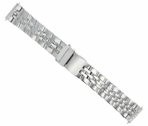 24MM WATCH BAND FOR BREITLING NAVITIMER GMT CHRONOGRAPH 46MM A24322 STEEL POLISH