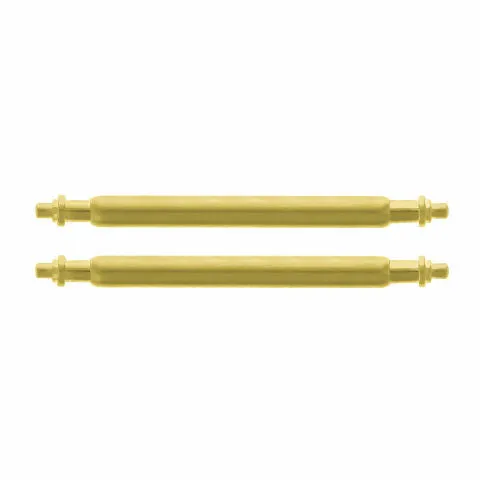 2PCS 20MM GOLD SPRING BAR PIN FOR ROLEX GMT-MASTER WATCH BAND STRAP