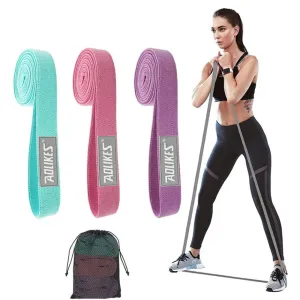 3 Piece Elastic Loop Band Set For Fitness & Yoga