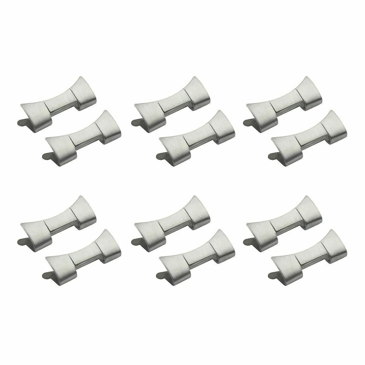 6 END PIECE LINK FOR VINTAGE 585 ROLEX 20MM WATCH OYSTER WATCH BAND 93150 MATTE