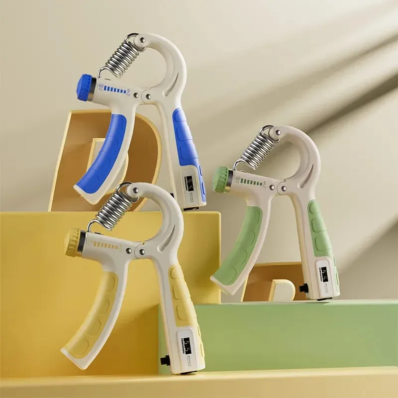 Adjustable Hand Grip Strengthener for Building and Recovery