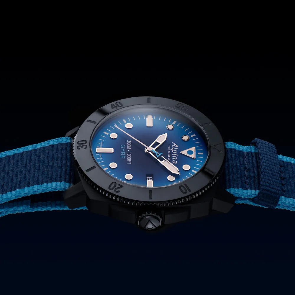 Alpina Seastrong Diver Gyre Smoked Blue Mens D