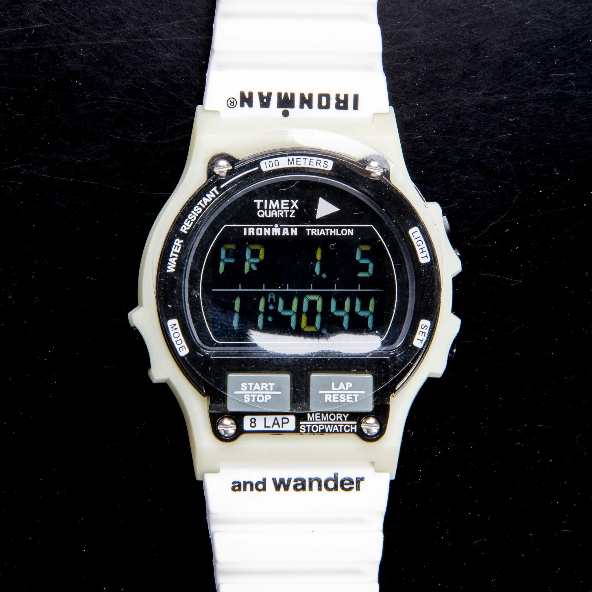 And Wander x TIMEX Ironman 8-Lap White