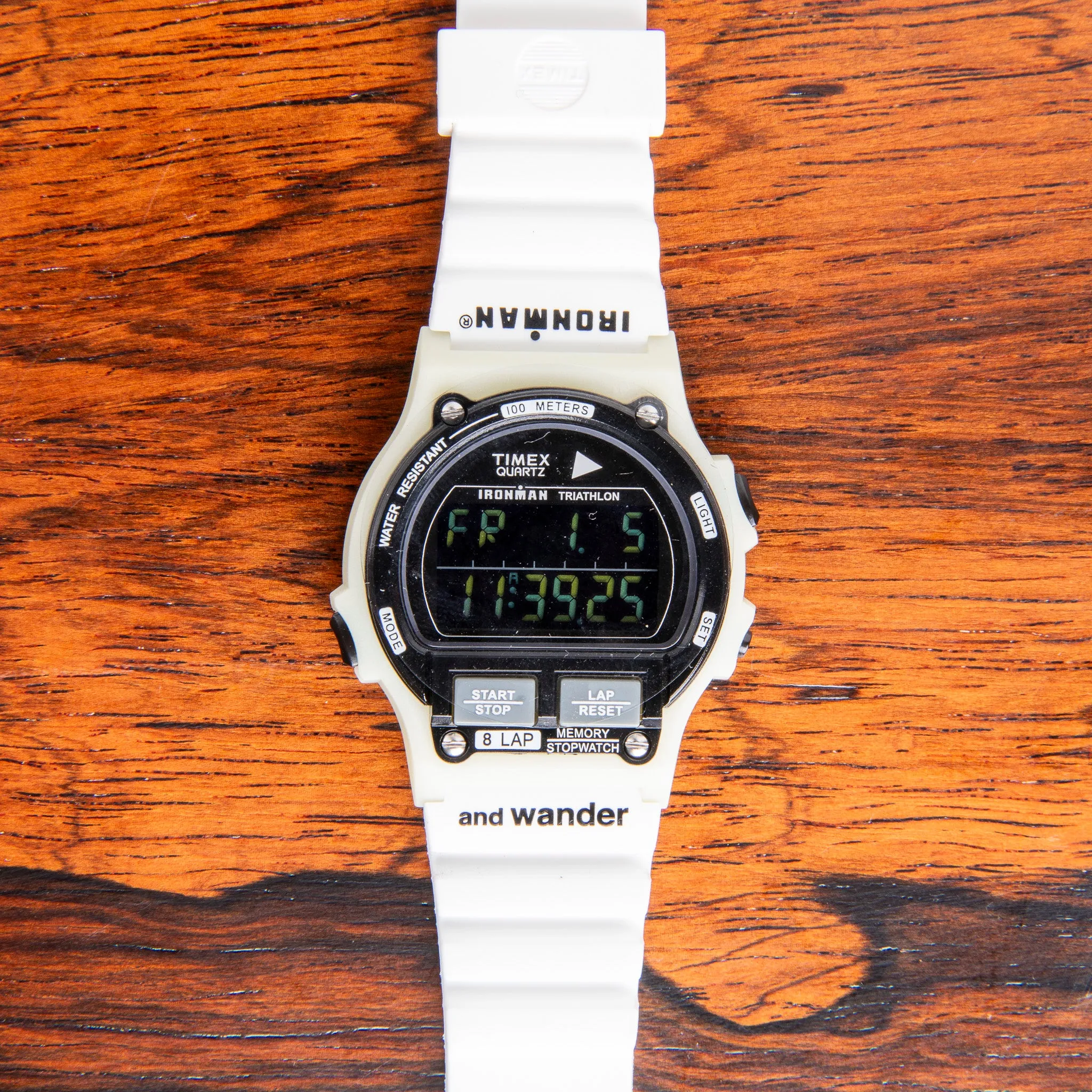 And Wander x TIMEX Ironman 8-Lap White