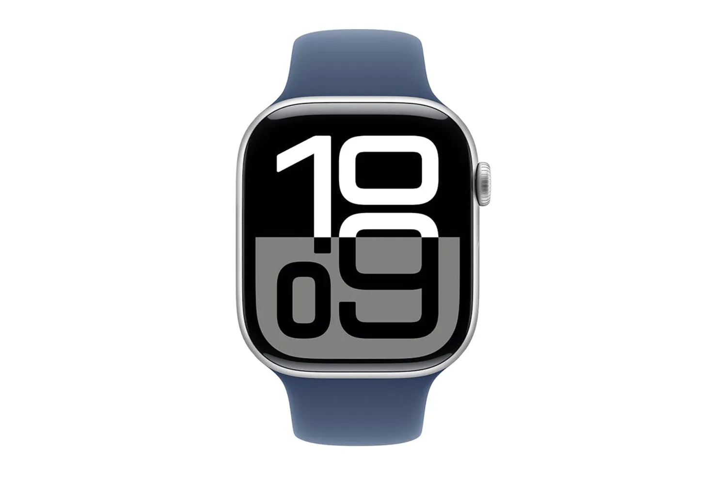 Apple Watch Series 10 GPS   Cellular | 46mm | Silver Aluminium Case with Denim Sport Band S/M