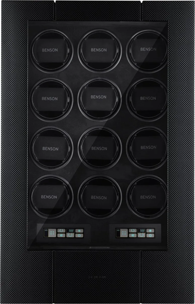 Benson Watch Winder Black Series Pro 12.19.CF Carbon Fiber