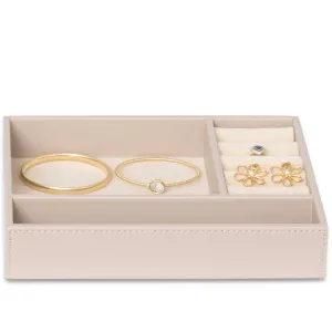 Bentley Andros PU Leather Jewellery Tray, Natural