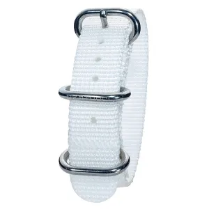 Bertucci DX3 Bianco Nylon White Watch Band - B-148