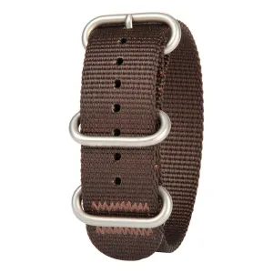 Bertucci DX3 Defender Brown Nylon Watch Band - B-166