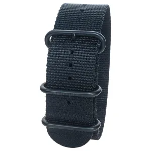 Bertucci DX3 Nylon Black ION Watch Band - B-114B