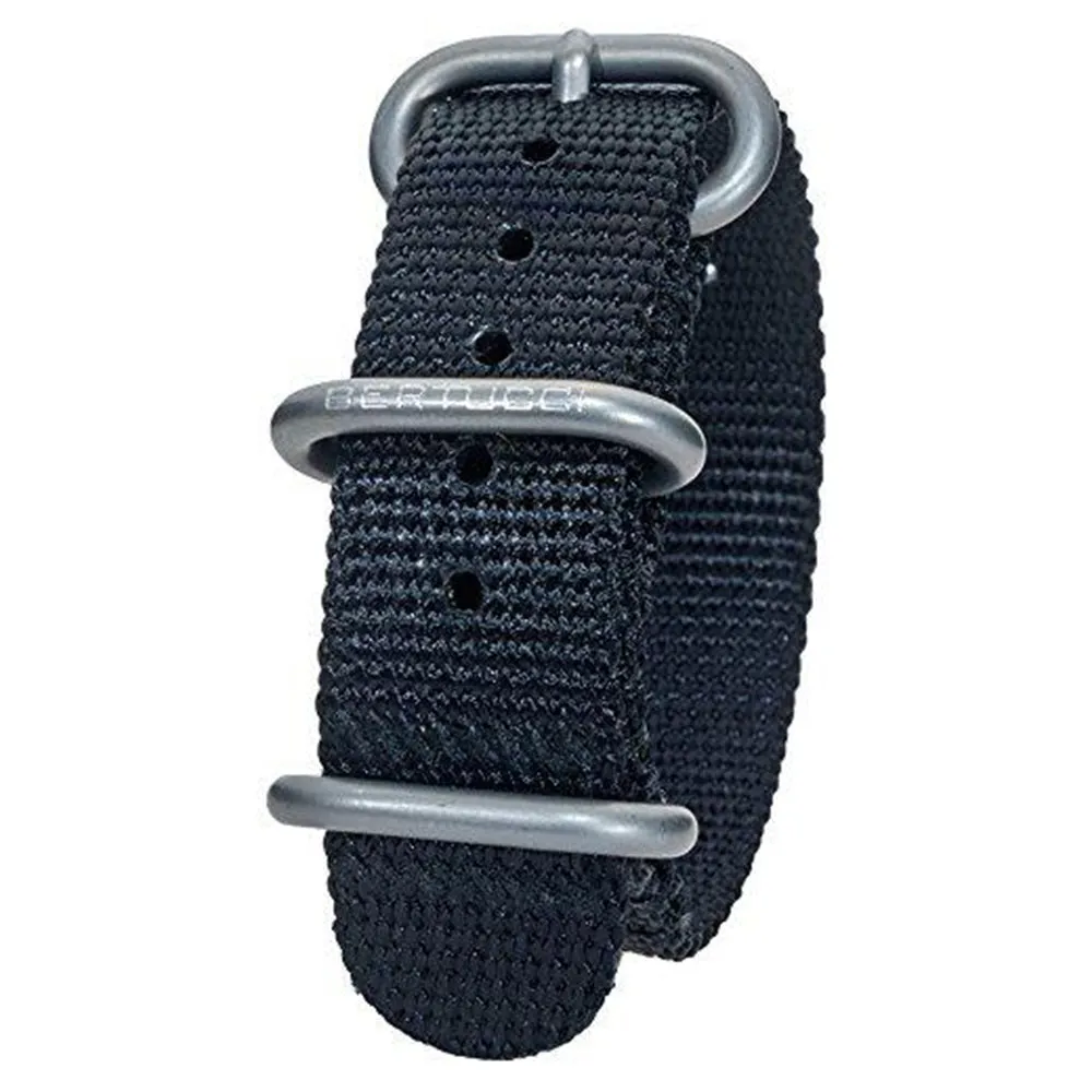 Bertucci DX3 Nylon Black Watch Band - B-117