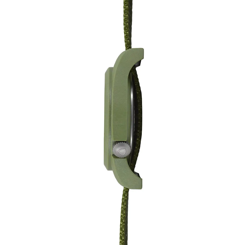 Bertucci Gamekeeper Unisex Olive Nylon Band Forest Quartz Dial Watch - 13375