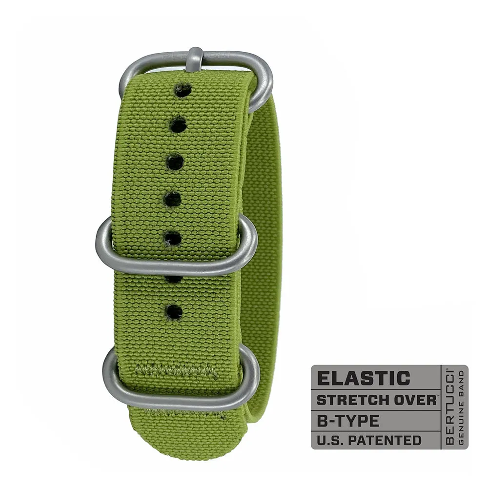 Bertucci Mens #337 Jungle Green Matte Hardware Titch Watch Band - B-337