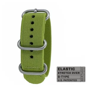 Bertucci Mens #337 Jungle Green Matte Hardware Titch Watch Band - B-337