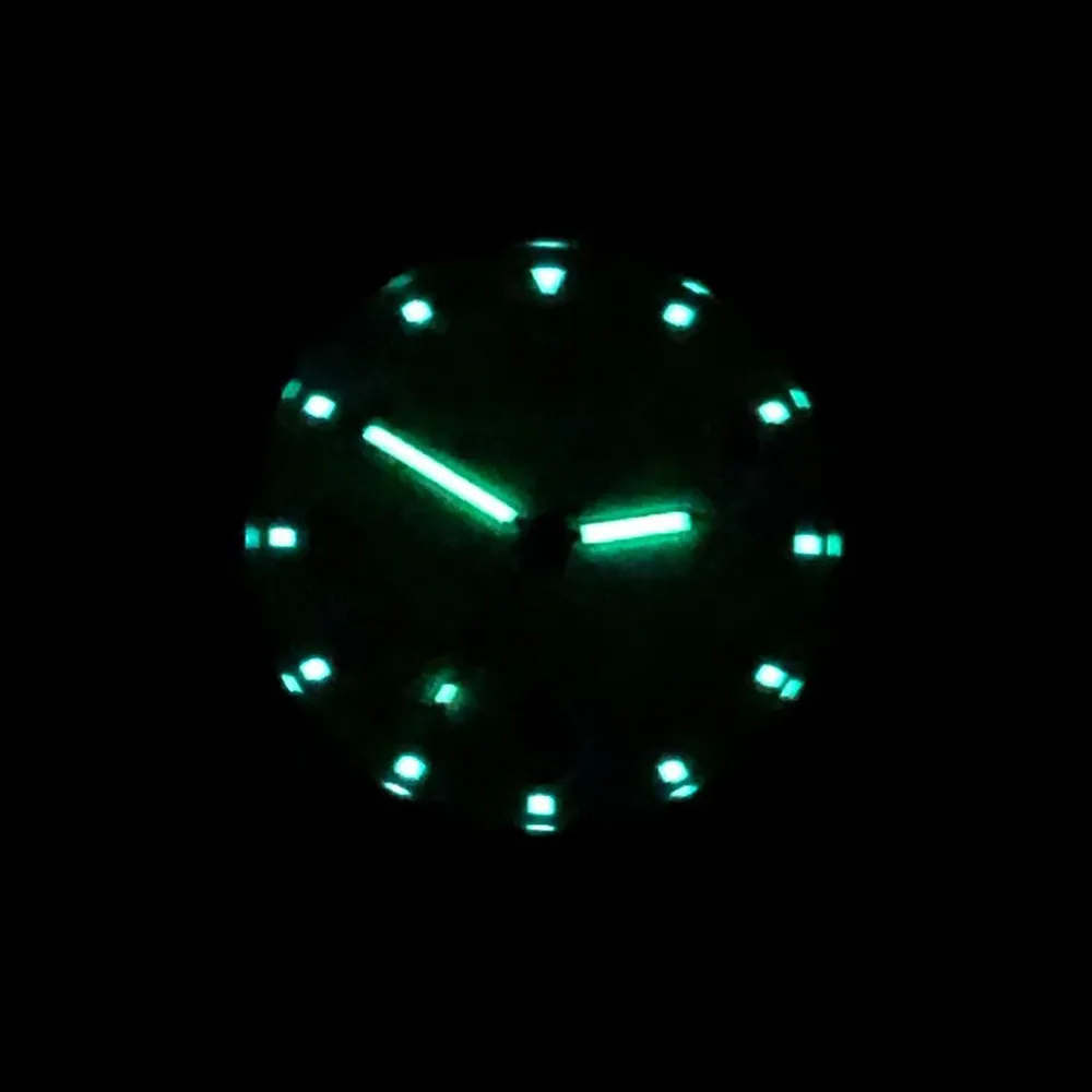 Bertucci Unisex Savvy Resin Case White Dial Olive Nylon Band Round Watch - 11049