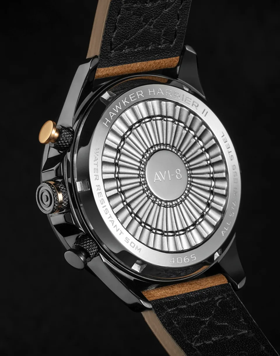 Black and Brown Hawker Harrier II Watch