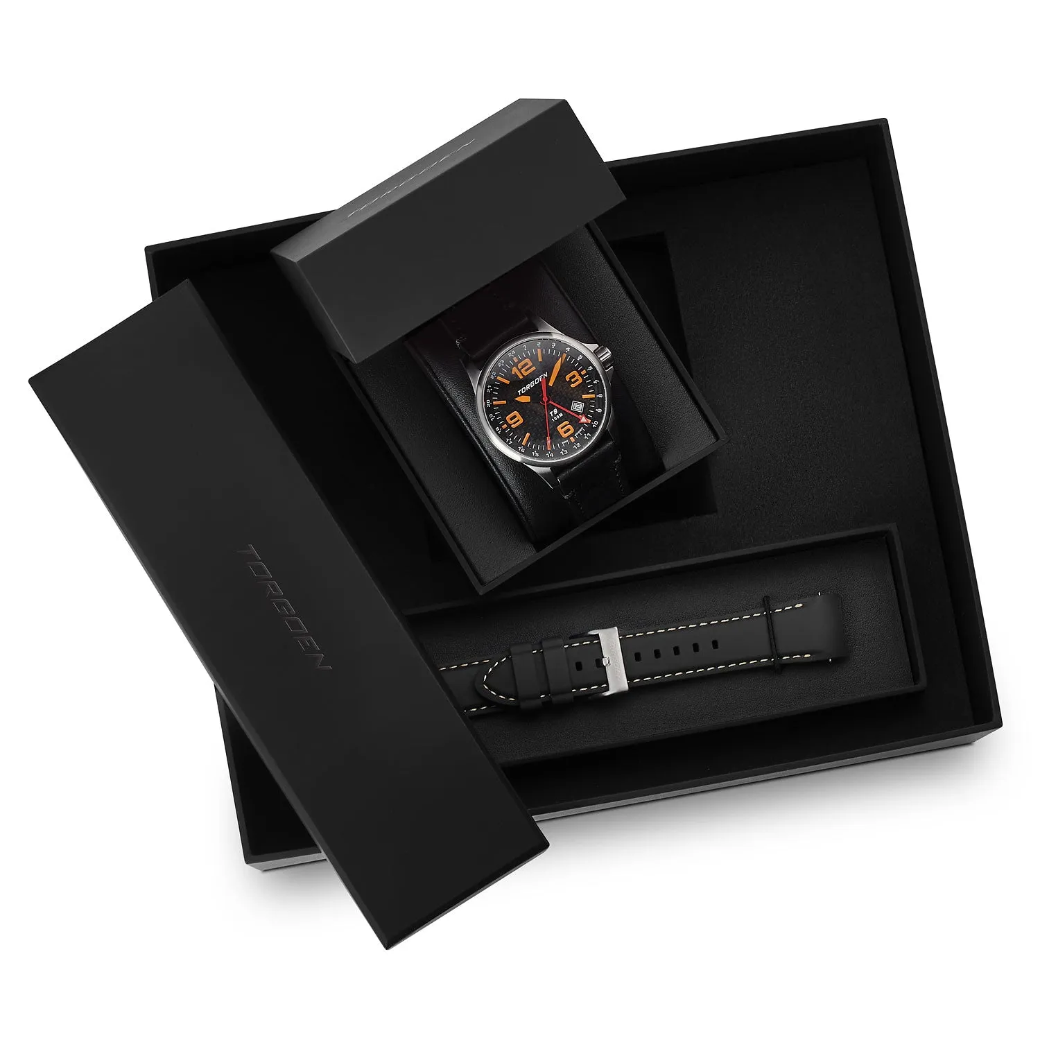 Black Silicone  Strap | 22mm Form-Fit