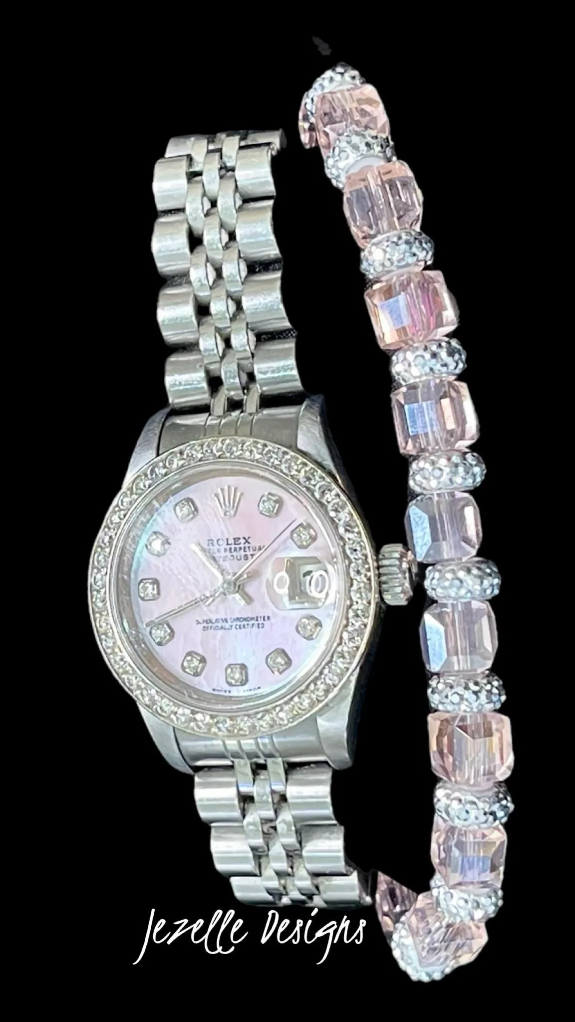 Bling Bracelets, Women’s Jewelry, Stretch Bedazzled Crystal Bracelets, Custom Rhinestone Jewelry