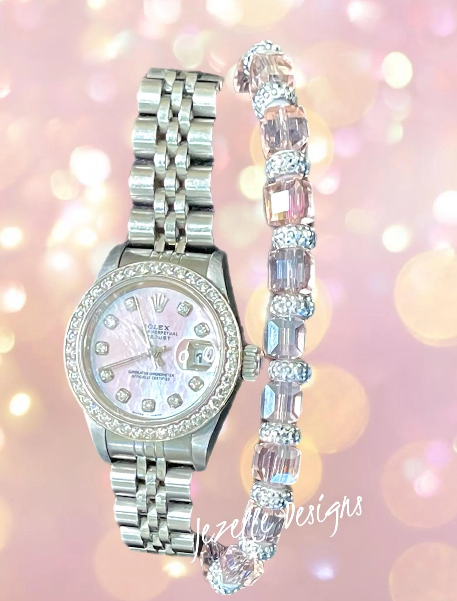 Bling Bracelets, Women’s Jewelry, Stretch Bedazzled Crystal Bracelets, Custom Rhinestone Jewelry