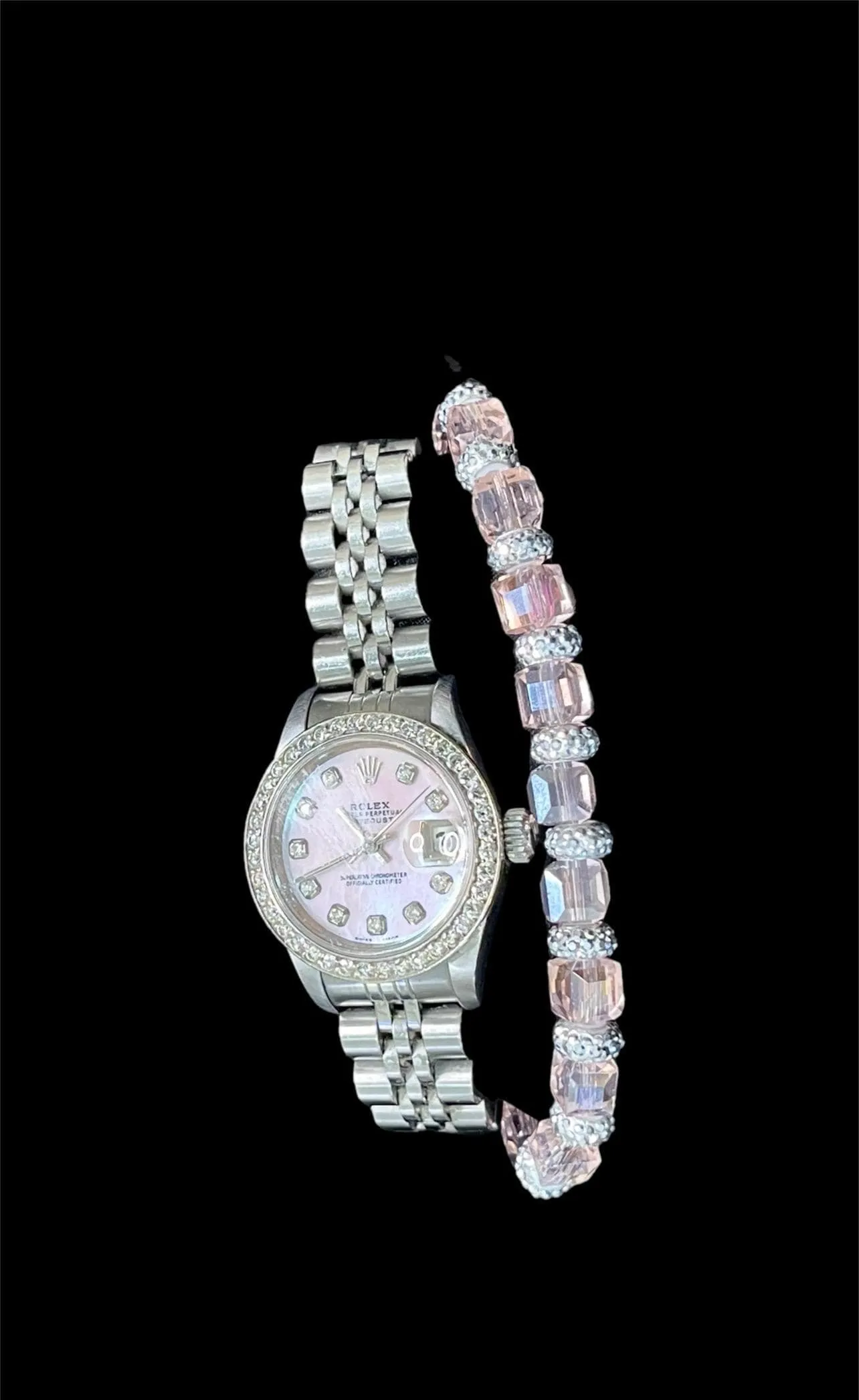 Bling Bracelets, Women’s Jewelry, Stretch Bedazzled Crystal Bracelets, Custom Rhinestone Jewelry