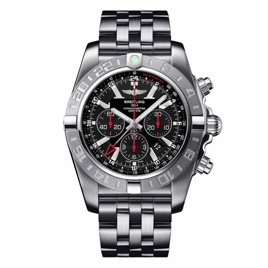 BREITLING Chronomat GMT Steel Limited Edition Mens Watch AB041210/BB48 383A