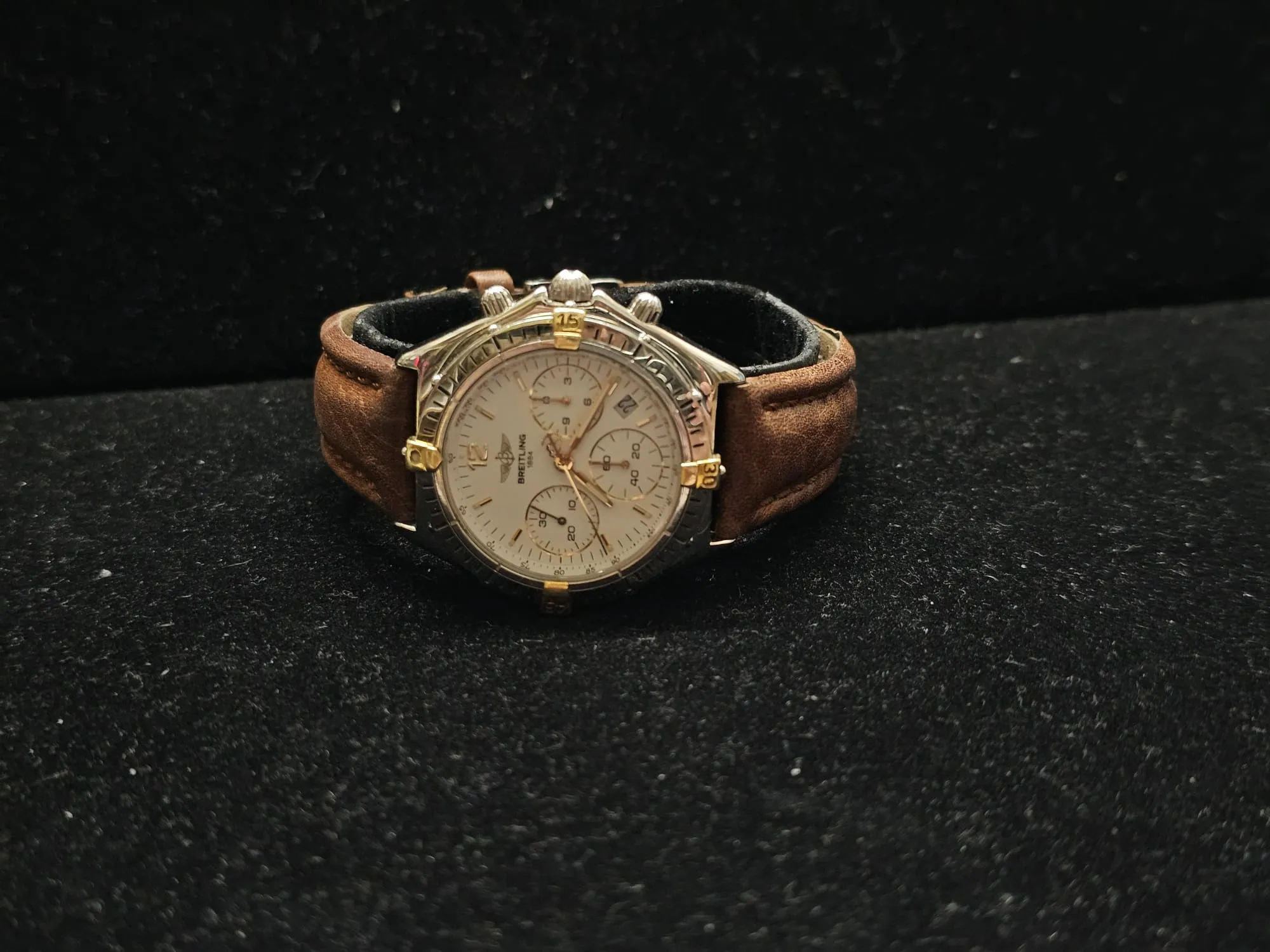 BREITLING SS 18K Beautiful Unique Chrono Brand New Unisex Watch- $16K APR w/ COA