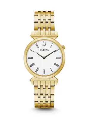 Bulova Women's Classic Gold Tone Watch 97L161