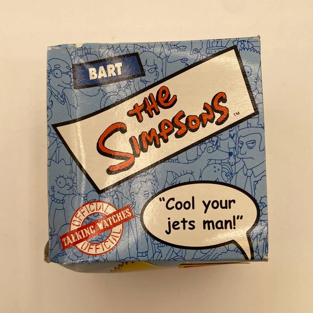 Burger King 2002 The Simpsons Official Talking Watches Bart