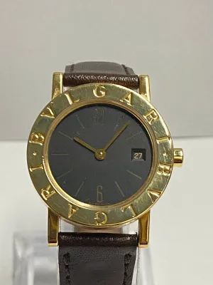 BVLGARI 18KYG Elegance Black Dial Unique Brand New Ladies Watch- $12K APR w/ COA
