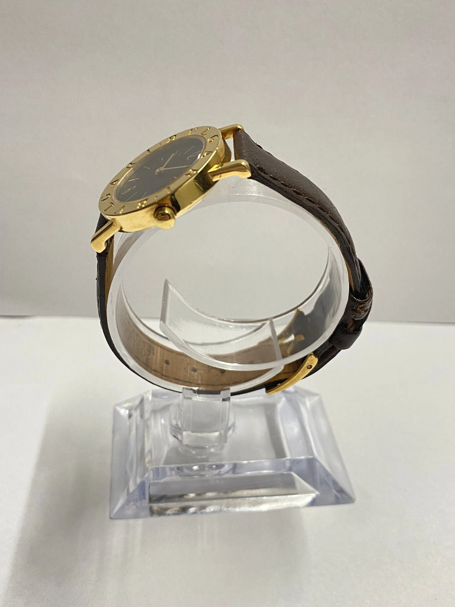 BVLGARI 18KYG Elegance Black Dial Unique Brand New Ladies Watch- $12K APR w/ COA