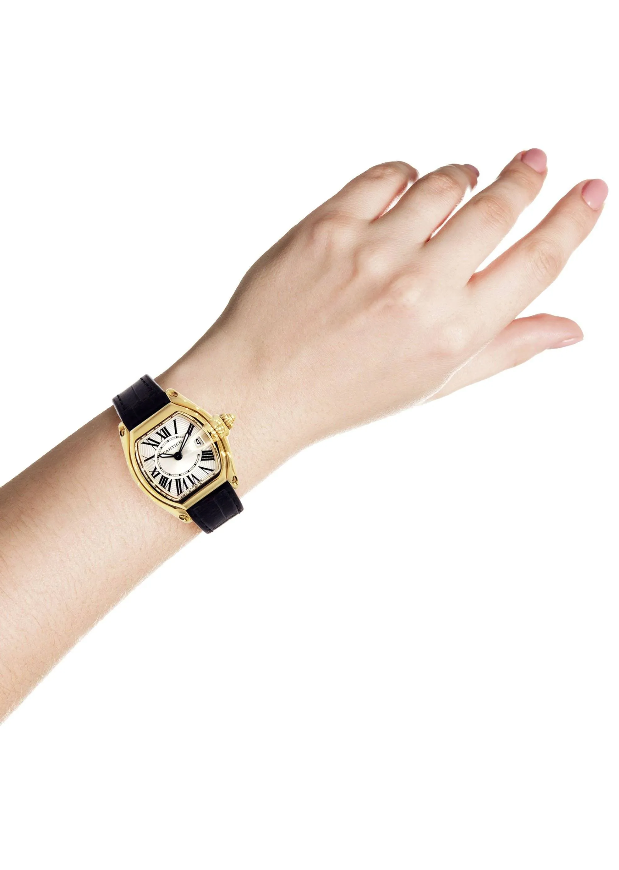 Cartier Roadster Watch For Women | 18K Yellow Gold | 31 Mm