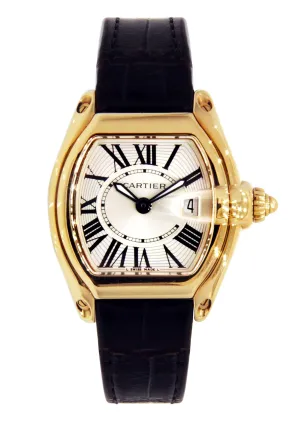 Cartier Roadster Watch For Women | 18K Yellow Gold | 31 Mm
