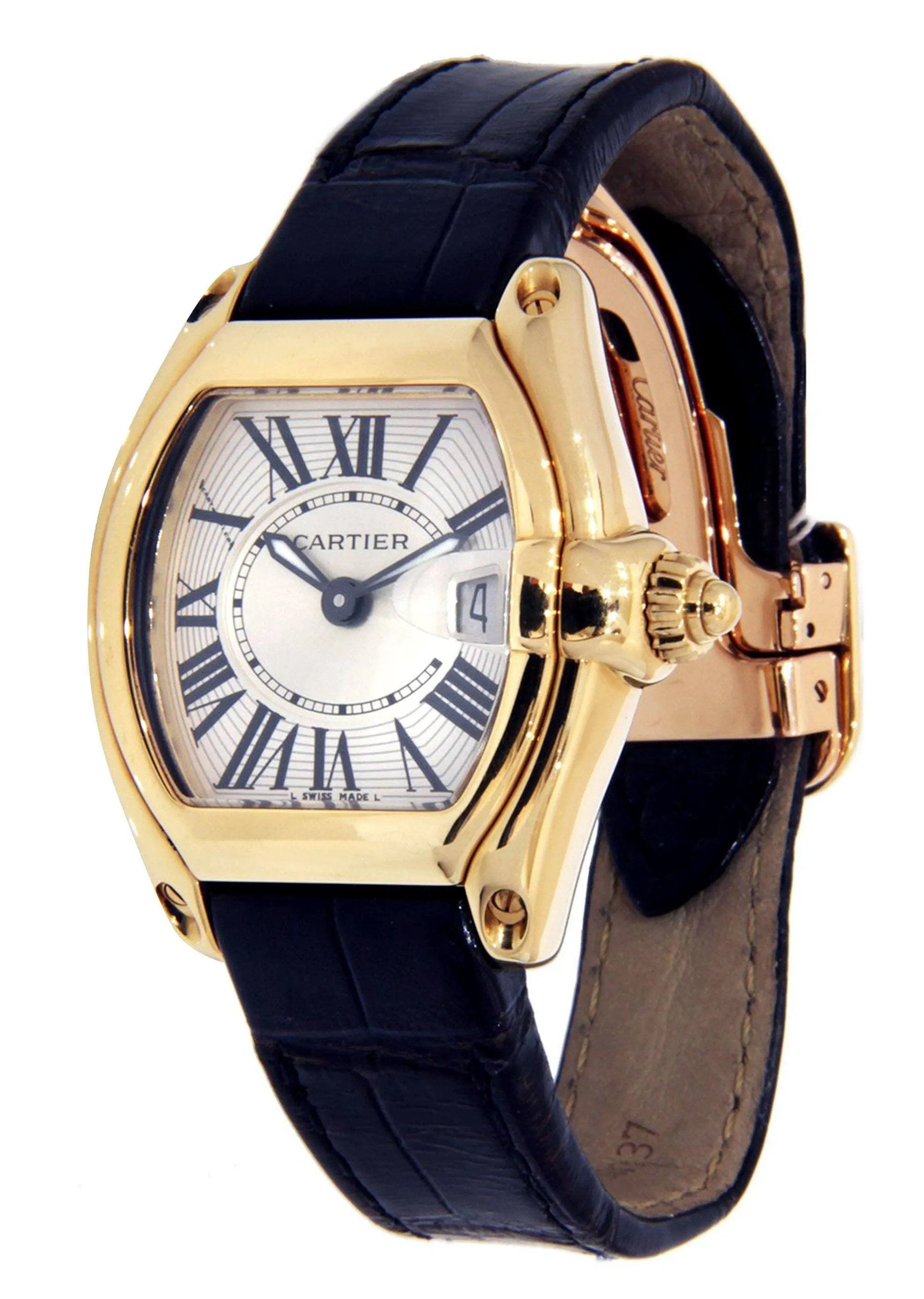 Cartier Roadster Watch For Women | 18K Yellow Gold | 31 Mm