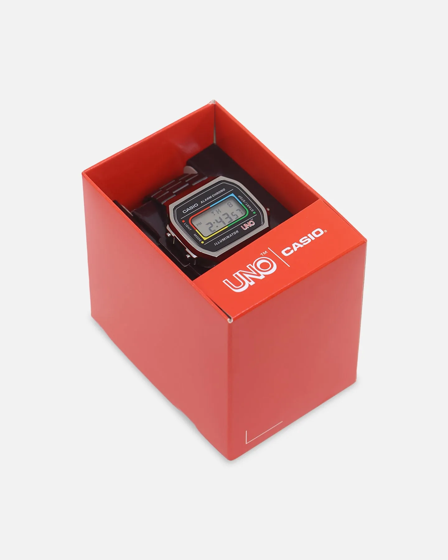 Casio X UNO A168WEUC-1A Watch Silver/Black