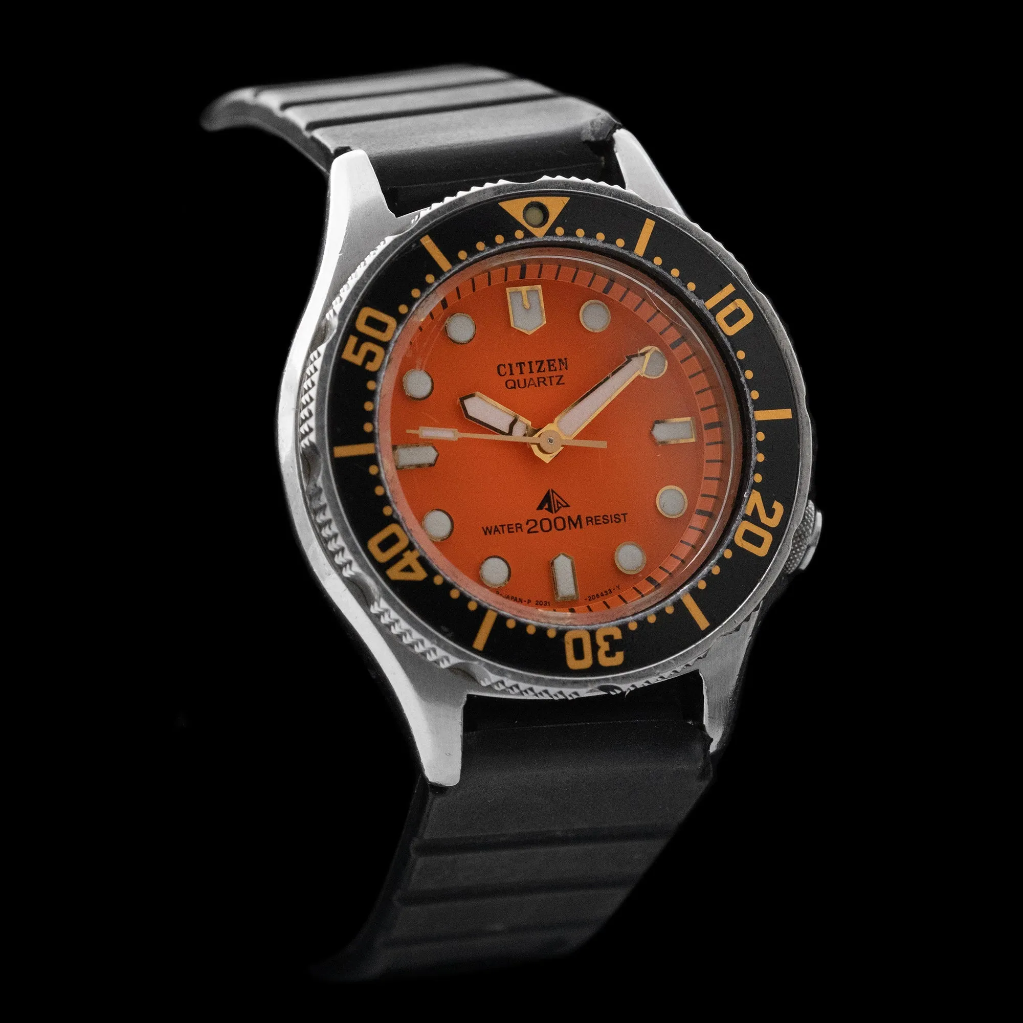 Citizen - Ladies Diver Orange Dial