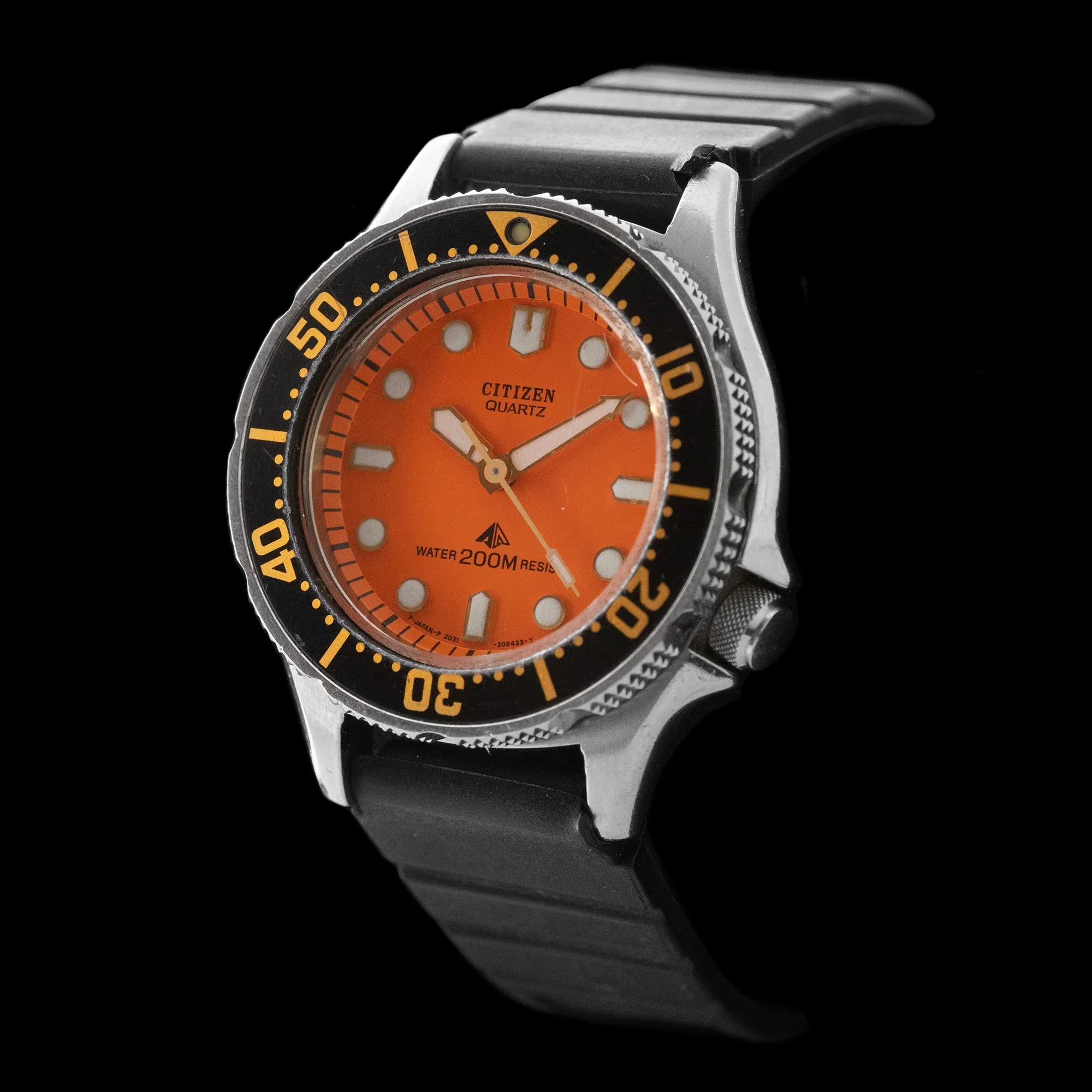 Citizen - Ladies Diver Orange Dial