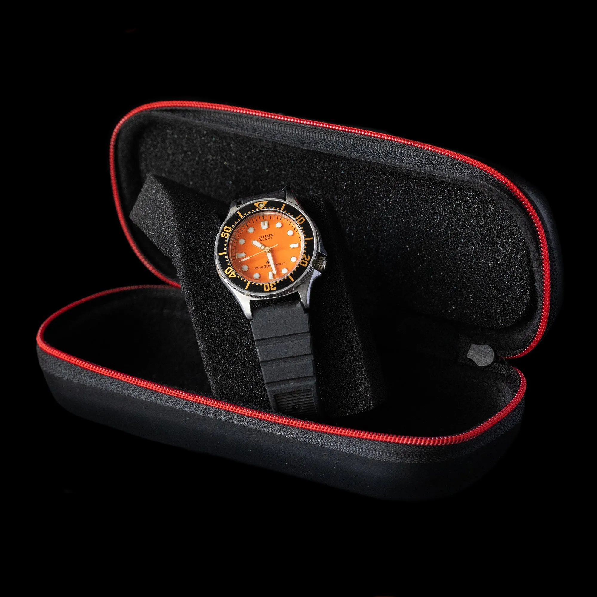 Citizen - Ladies Diver Orange Dial