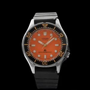 Citizen - Ladies Diver Orange Dial