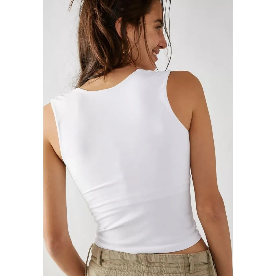 Clean Lines Cami (White)