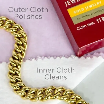 CONNOISSEURS GOLD JEWELLERY POLISHING CLOTH