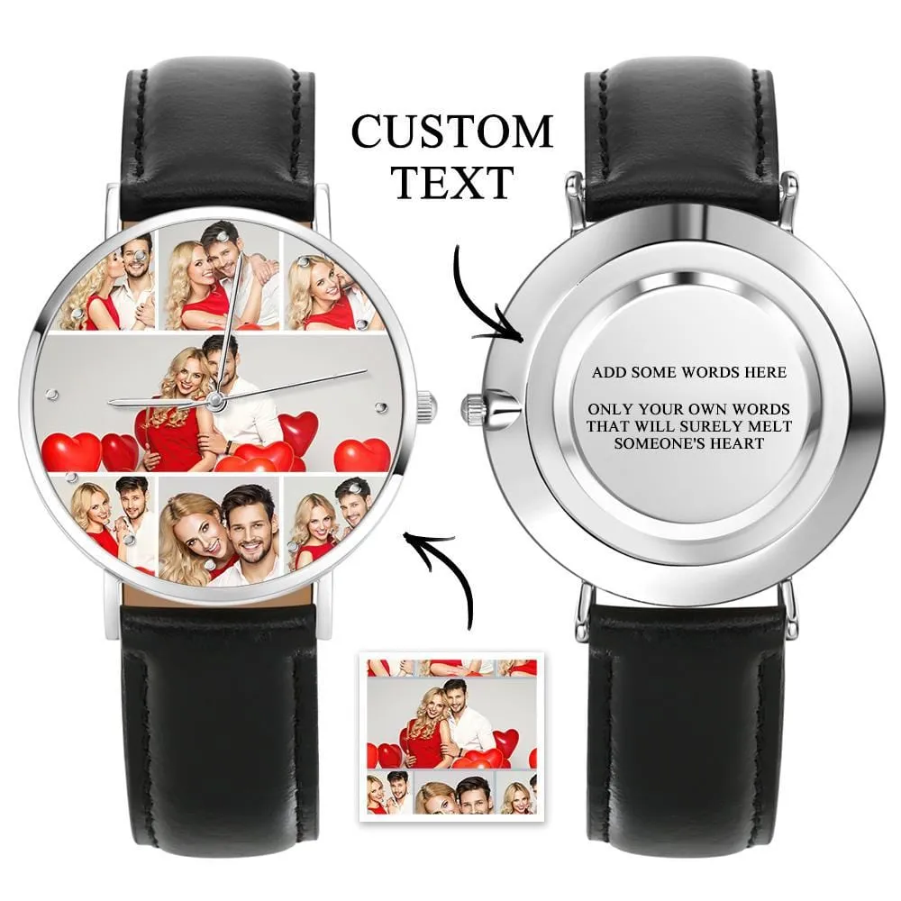 Custom Engraved Watches with Photo Unique Gifts