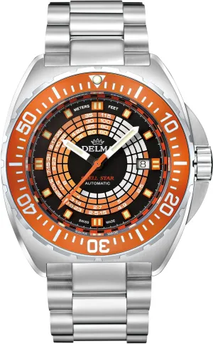 Delma Shell Star Decompression Timer Steel