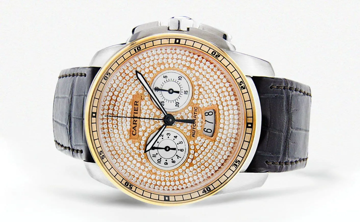 Diamond Calibre de Cartier | 18K Rose Gold | 42 Mm